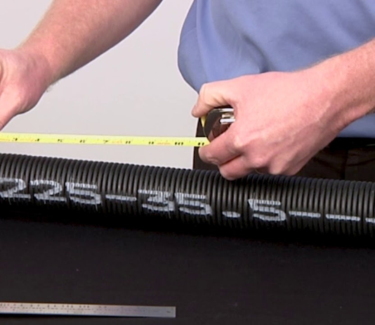 Measuring the Correct Setting of Garage Door Springs Before Ordering the Parts
